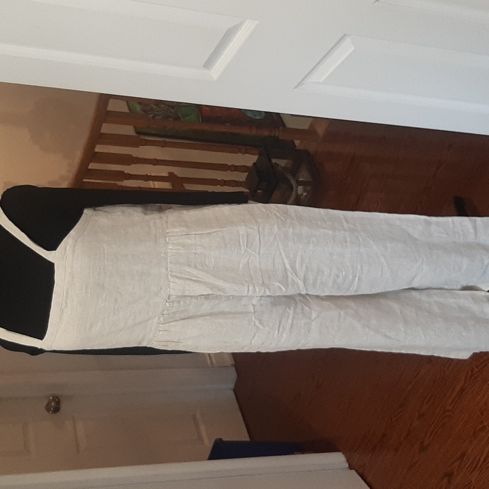 100% linen jumpsuit